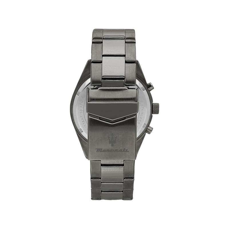Montre MASERATI homme bracelet acier inoxydable gris foncé - vue 3