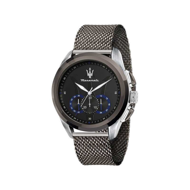 Montre MASERATI homme bracelet acier inoxydable gris foncé - vue 1