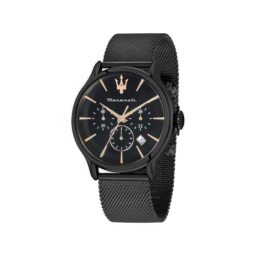 Montre MASERATI homme bracelet acier inoxydable noir