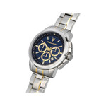 Montre MASERATI homme bracelet acier inoxydable bicolore jaune - vue 4