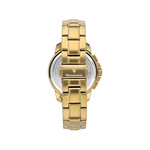 Montre MASERATI homme bracelet acier inoxydable doré jaune - vue 3