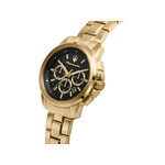 Montre MASERATI homme bracelet acier inoxydable doré jaune - vue 4