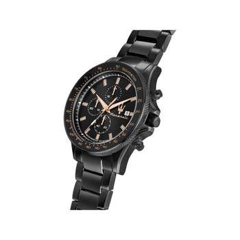 Montre MASERATI homme bracelet acier inoxydable noir