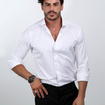 Montre MASERATI homme bracelet acier inoxydable noir - vue porté 1