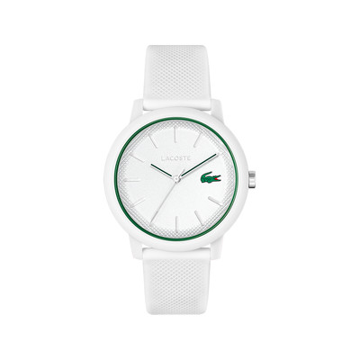 Montre Lacoste.12.12. homme résine bracelet silicone blanc - vue 1