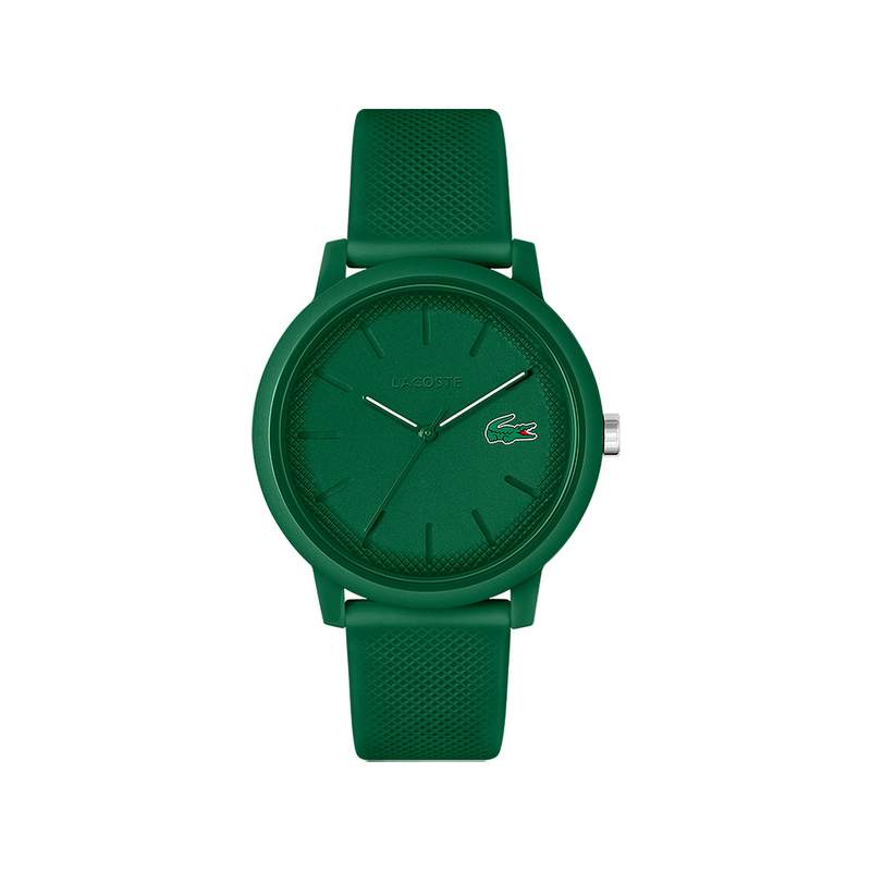 Montre Lacoste.12.12 homme résine bracelet silicone vert - vue 1