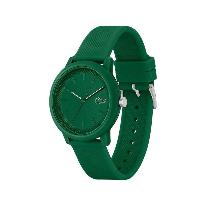 Montre Lacoste.12.12 homme résine bracelet silicone vert - vue 2
