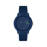 Montre Lacoste 12.12. homme résine bracelet silicone bleu - vue 1