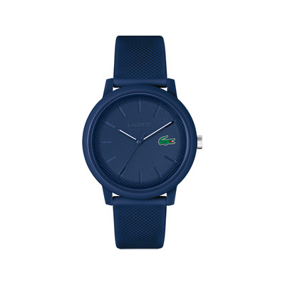 Montre Lacoste 12.12. homme résine bracelet silicone bleu - vue 1