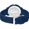 Montre Lacoste 12.12. homme résine bracelet silicone bleu - vue V3