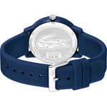 Montre Lacoste 12.12. homme résine bracelet silicone bleu - vue 3