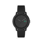 Montre Lacoste.12.12. homme résine bracelet silicone noir - vue 1