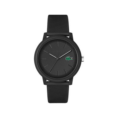 Montre Lacoste.12.12. homme résine bracelet silicone noir - vue 1
