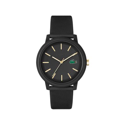 Montre Lacoste 12.12. homme résine bracelet silicone noir