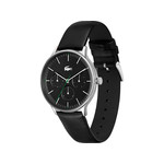Montre LACOSTE Lacoste Club homme acier bracelet cuir noir - vue 2