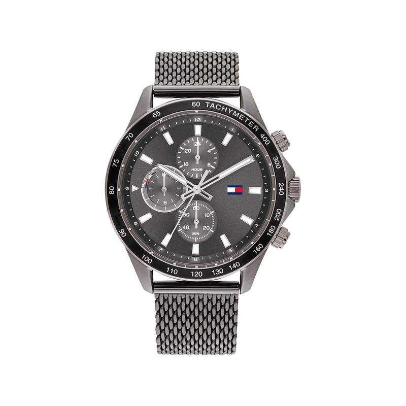 Montre TOMMY HILFIGER Miles homme bracelet acier gris - vue 1