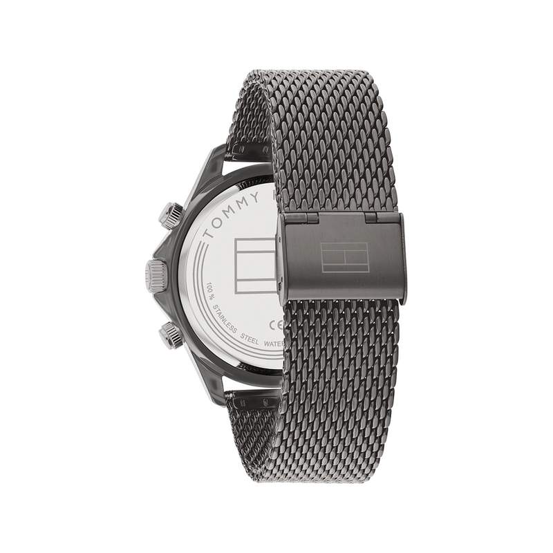 Montre TOMMY HILFIGER Miles homme bracelet acier gris - vue 3