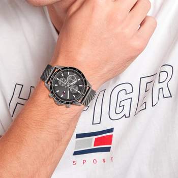 Montre TOMMY HILFIGER Miles homme bracelet acier gris