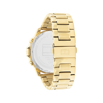 Montre TOMMY HILFIGER Luca homme bracelet acier doré jaune