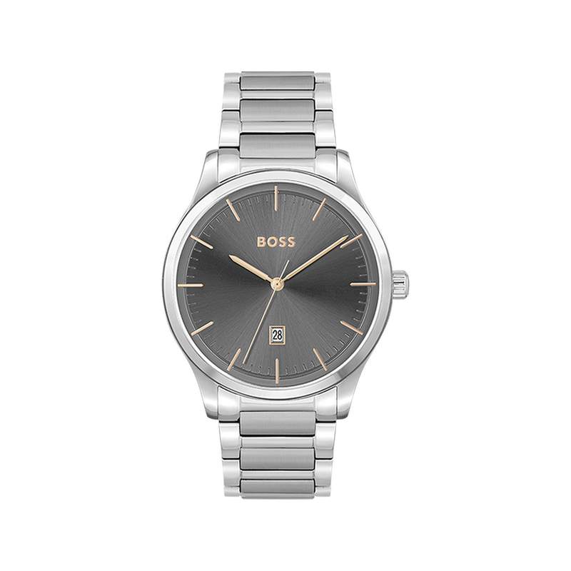 Montre BOSS Reason homme bracelet acier - vue 1