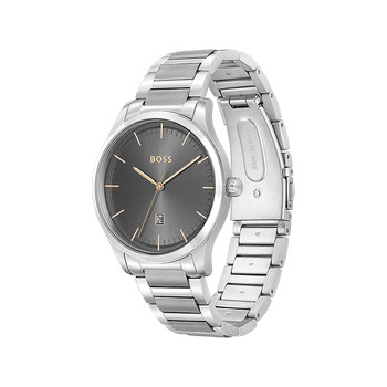BOSS Reason herenhorloge met stalen armband