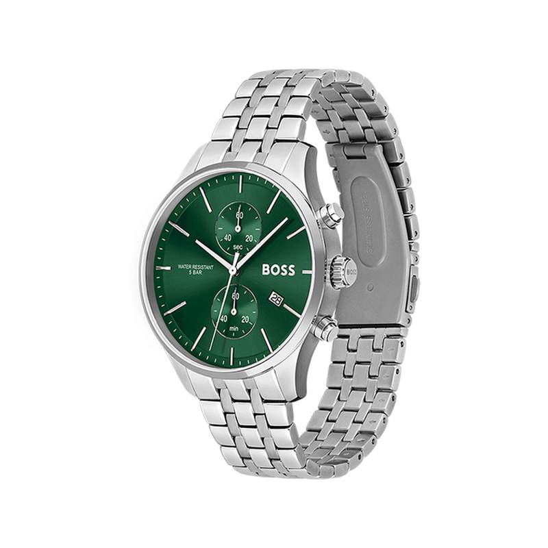 Montre BOSS Associate homme bracelet acier - vue 2