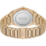 Montre BOSS Steer homme bracelet acier doré rose - vue 3