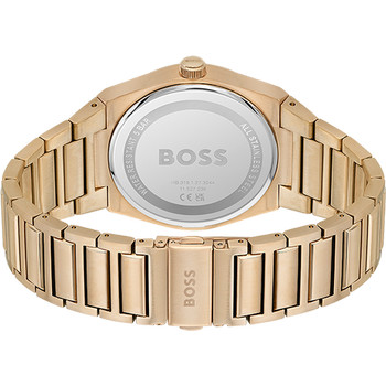 BOSS Steer herenhorloge roségoud roestvrij stalen armband