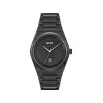 Montre BOSS Steer homme bracelet acier noir - vue 1