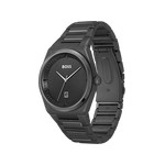 Montre BOSS Steer homme bracelet acier noir - vue 2