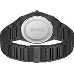 Montre BOSS Steer homme bracelet acier noir - vue 3