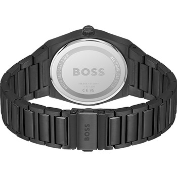 BOSS Steer herenhorloge met zwarte stalen armband