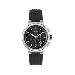 Montre BOSS One homme acier bracelet silicone noir - vue 1
