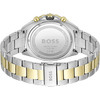 Montre BOSS Energy homme bracelet acier bicolore doré jaune - vue V3
