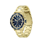 Montre BOSS Energy homme bracelet acier doré jaune - vue 2