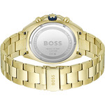 Montre BOSS Energy homme bracelet acier doré jaune - vue 3