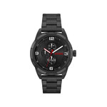 Montre HUGO Grip homme bracelet acier noir - vue 1