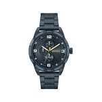 Montre HUGO Grip homme bracelet acier bleu - vue 1