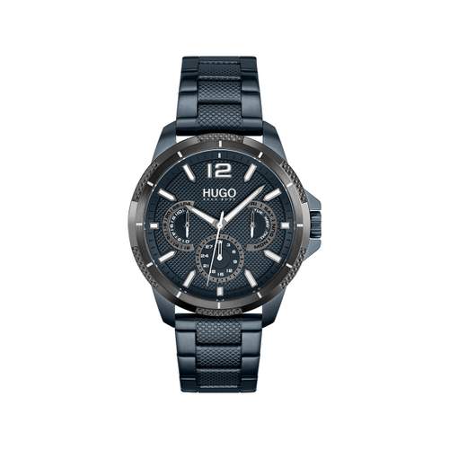Montre HUGO Sport homme bracelet acier bleu