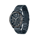 Montre HUGO Sport homme bracelet acier bleu - vue 2