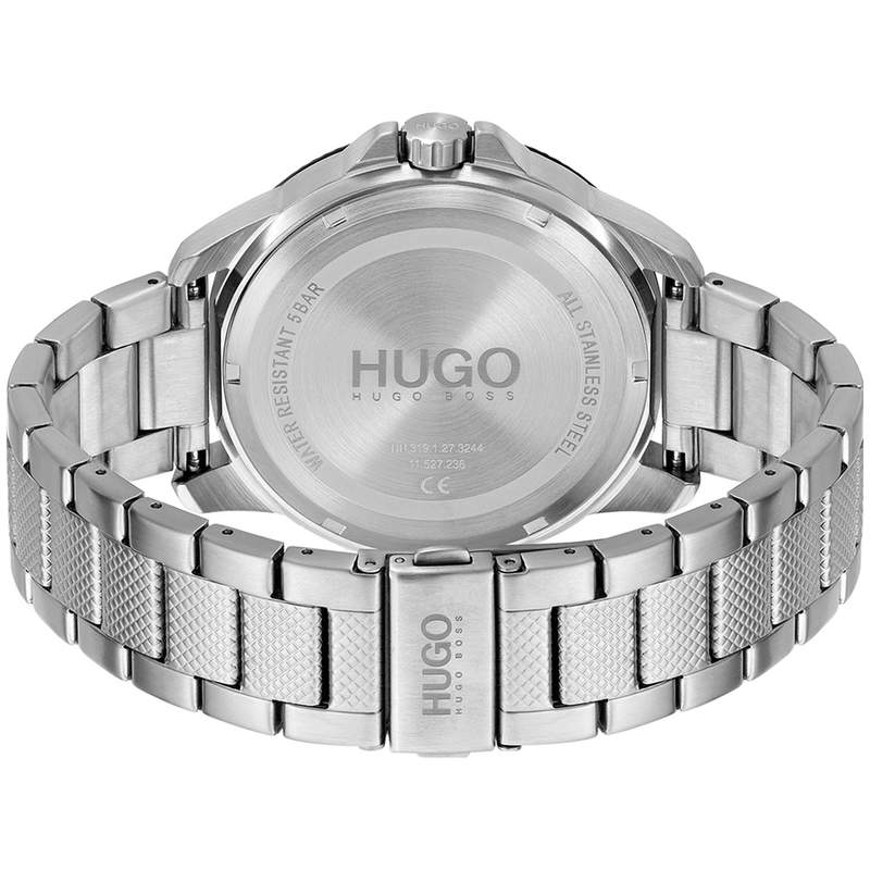 Montre HUGO Sport homme bracelet acier - vue 3