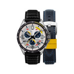 Montre AVI-8 homme acier bracelet cuir noir. Edition limitée. - vue 1
