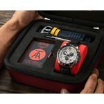 Montre AVI-8 homme acier bracelet cuir noir. Edition limitée. - vue D1