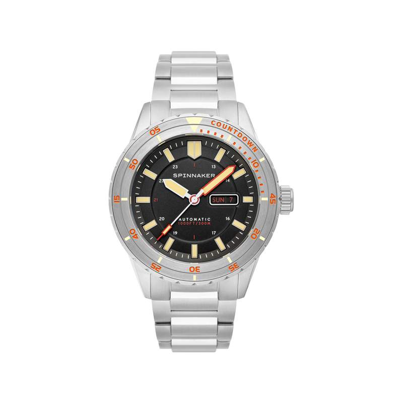 Montre Spinnaker Hass homme automatique bracelet acier - vue 1