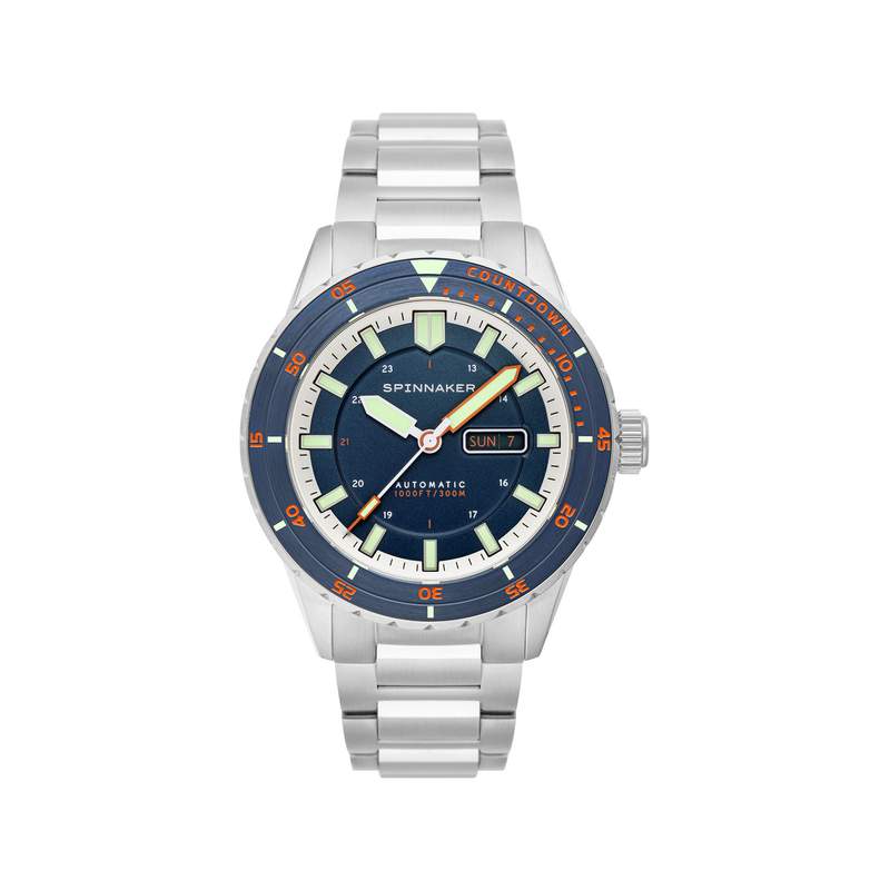 Montre Spinnaker Hass homme automatique bracelet acier - vue 1