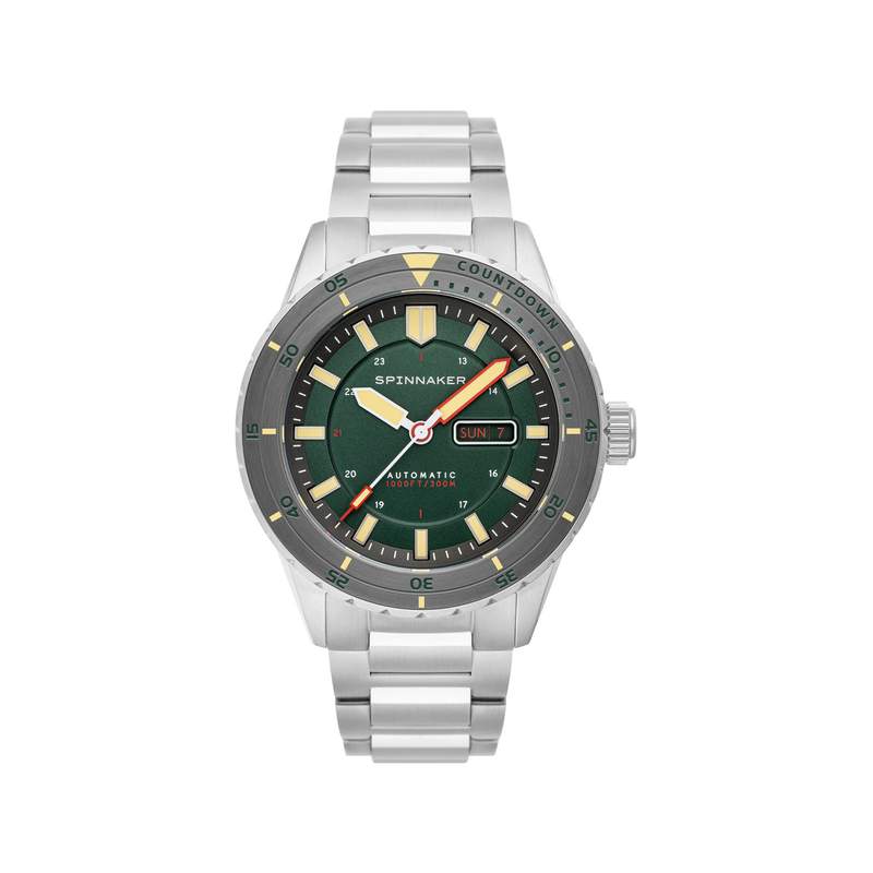 Montre Spinnaker Hass homme automatique bracelet acier - vue 1