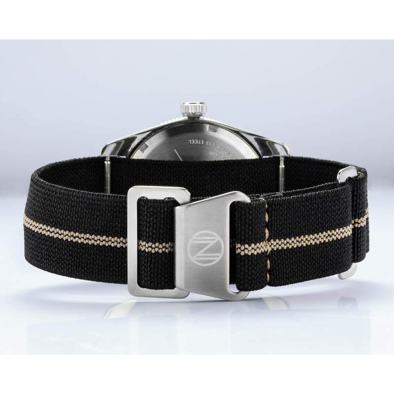 Montre coffret Spinnaker Croft homme automatique bracelet acier et nylon - vue 3