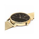 Montre PIERRE LANNIER Cityline homme bracelet acier doré - vue 2
