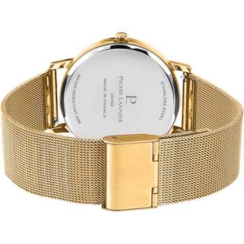 Montre PIERRE LANNIER Cityline homme bracelet acier doré