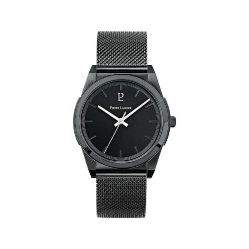 Montre PIERRE LANNIER Candide homme acier noir